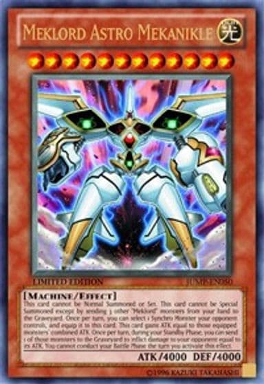 Meklord Astro Mekanikle Shonen Jump Magazine Promos Yu-Gi-Oh! card