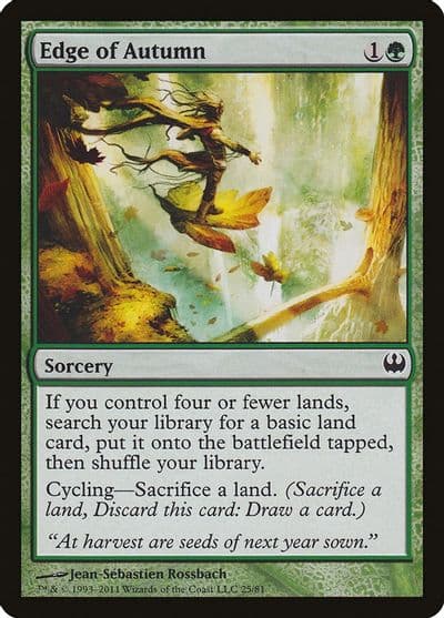 Edge of Autumn Duel Decks: Knights vs. Dragons Magic card