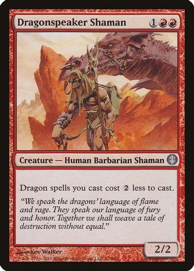 Dragonspeaker Shaman Duel Decks: Knights vs. Dragons Magic card