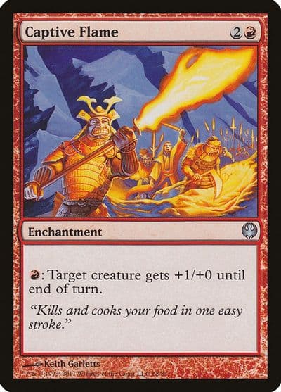Captive Flame Duel Decks: Knights vs. Dragons Magic card