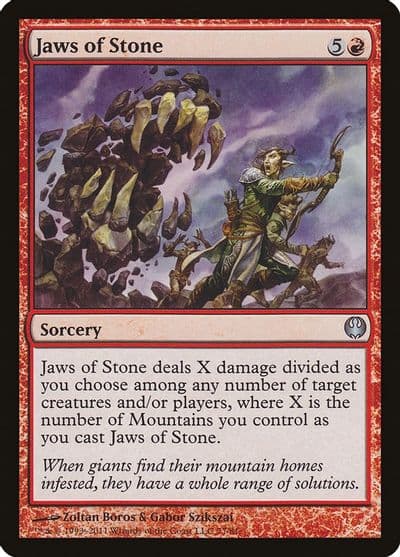 Jaws of Stone Duel Decks: Knights vs. Dragons Magic card