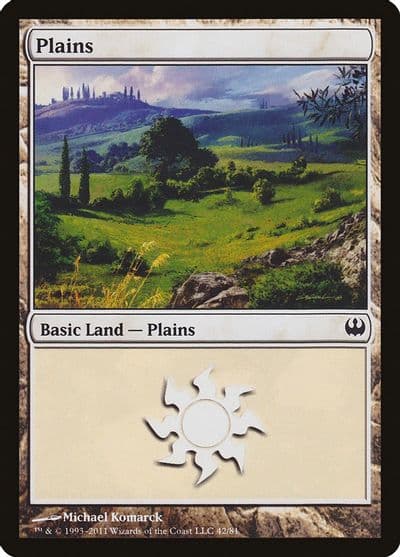 Plains 42 Duel Decks: Knights vs. Dragons Magic card