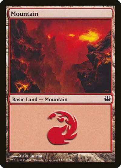 Mountain 79 Duel Decks: Knights vs. Dragons Magic card