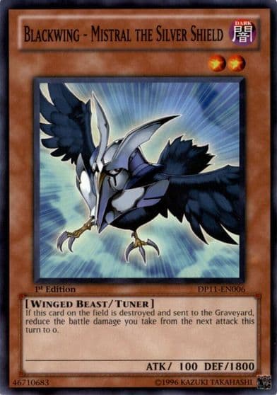 Blackwing Mistral the Silver Shield Duelist Pack 11: Crow Yu-Gi-Oh! card