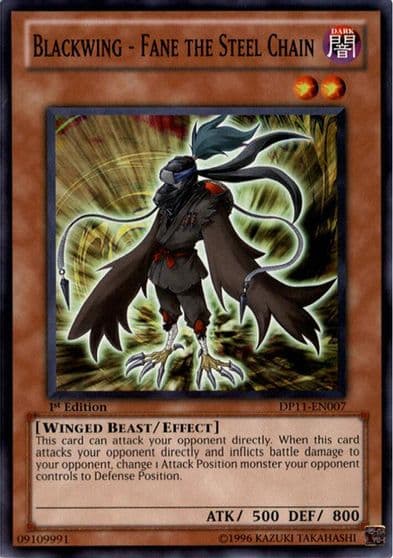 Blackwing Fane the Steel Chain Duelist Pack 11: Crow Yu-Gi-Oh! card