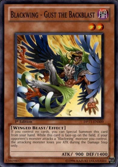 Blackwing Gust the Backblast Duelist Pack 11: Crow Yu-Gi-Oh! card