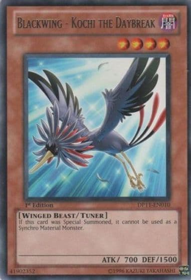 Blackwing Kochi the Daybreak Duelist Pack 11: Crow Yu-Gi-Oh! card