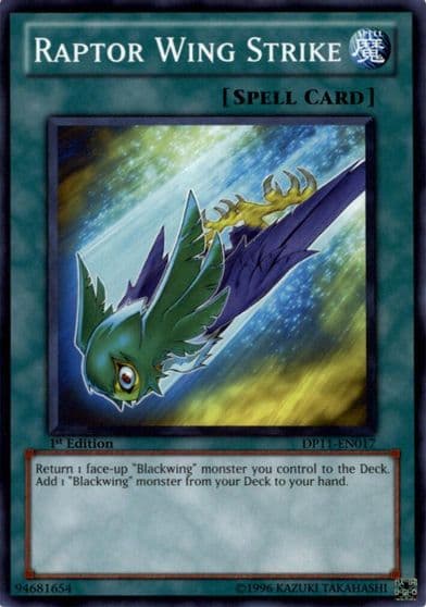 Raptor Wing Strike Duelist Pack 11: Crow Yu-Gi-Oh! card