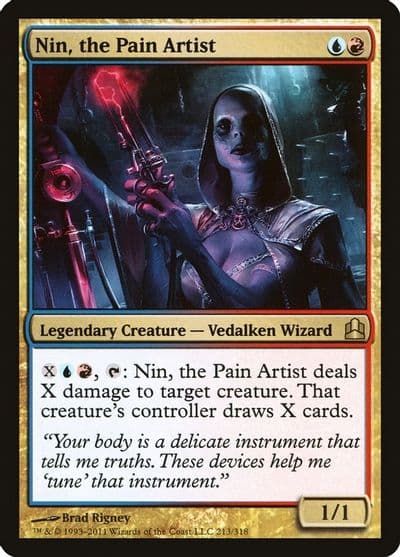 Nin the Pain Artist Commander Magic card