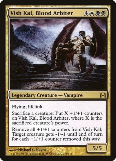 Vish Kal Blood Arbiter Commander Magic card
