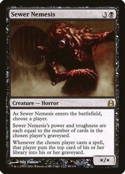 Sewer Nemesis Commander Magic card