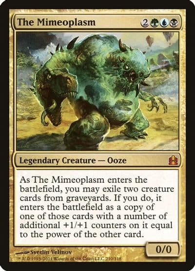 The Mimeoplasm Commander Magic card