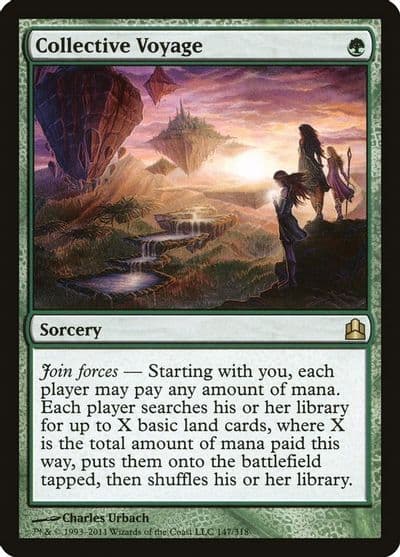 Collective Voyage Commander Magic card