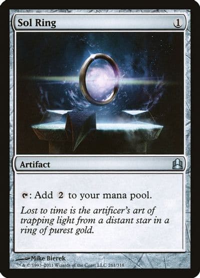 Sol Ring Commander Magic card