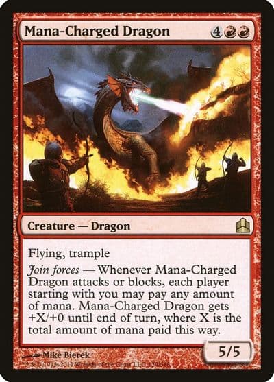 Mana Charged Dragon Commander Magic card