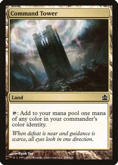 Command Tower Commander Magic card