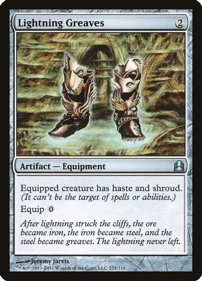 Lightning Greaves Commander Magic card