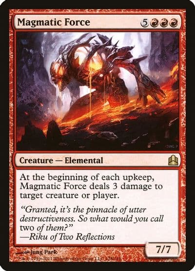 Magmatic Force Commander Magic card