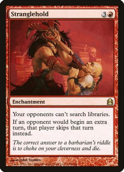 Stranglehold Commander Magic card