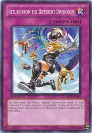 Return from the Different Dimension Structure Deck: Lost Sanctuary Yu-Gi-Oh! card