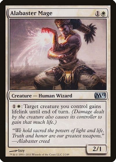 Alabaster Mage Magic 2012 (M12) Magic card