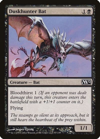 Duskhunter Bat Magic 2012 (M12) Magic card