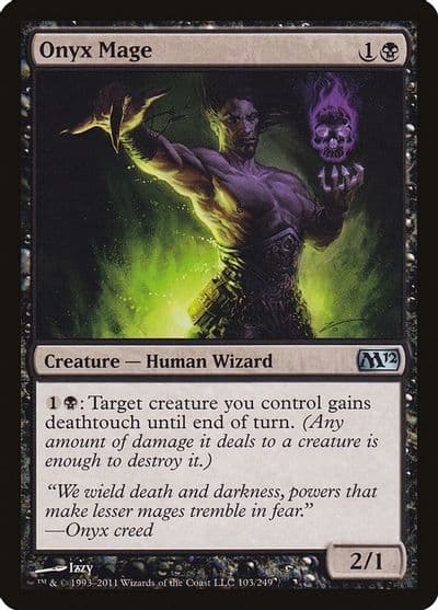 Onyx Mage Magic 2012 (M12) Magic card