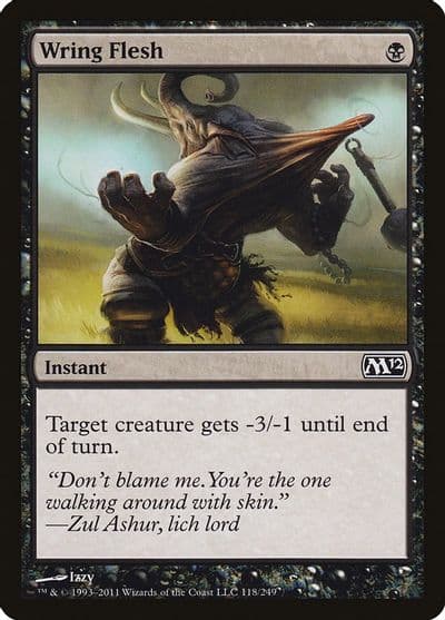 Wring Flesh Magic 2012 (M12) Magic card