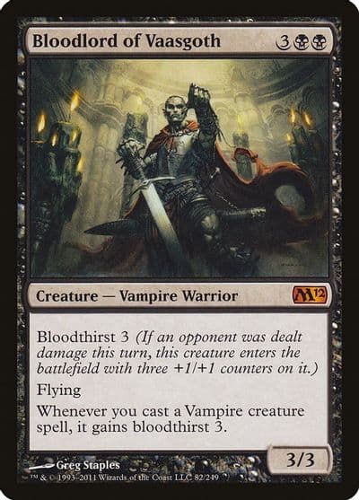 Bloodlord of Vaasgoth Magic 2012 (M12) Magic card