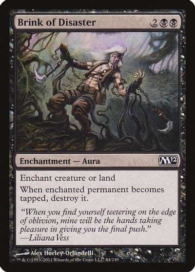 Brink of Disaster Magic 2012 (M12) Magic card