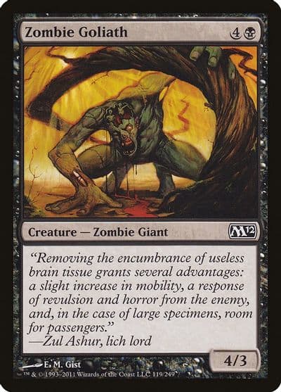 Zombie Goliath Magic 2012 (M12) Magic card