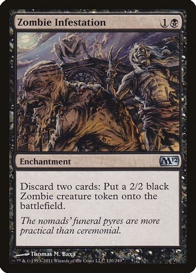 Zombie Infestation Magic 2012 (M12) Magic card
