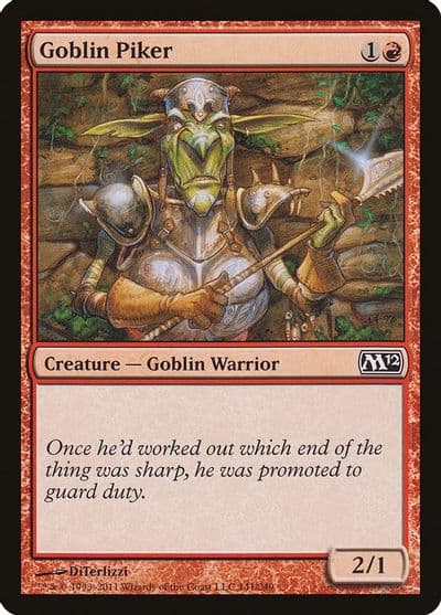 Goblin Piker Magic 2012 (M12) Magic card