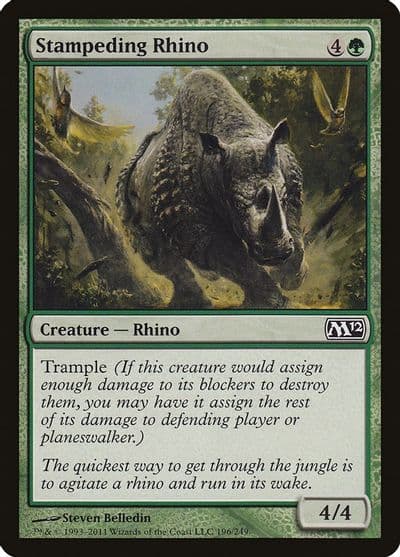 Stampeding Rhino Magic 2012 (M12) Magic card
