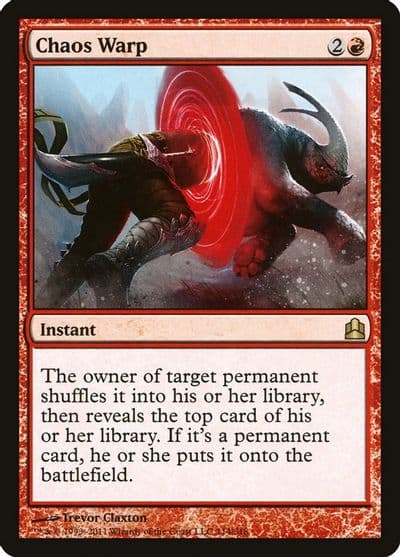 Chaos Warp Commander Magic card
