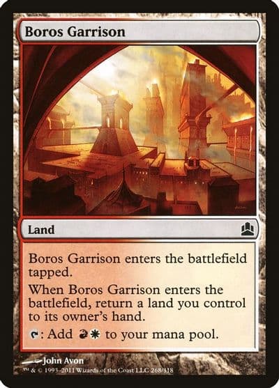 Boros Garrison Commander Magic card