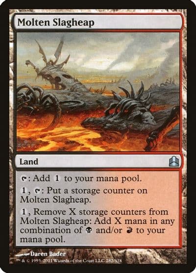 Molten Slagheap Commander Magic card