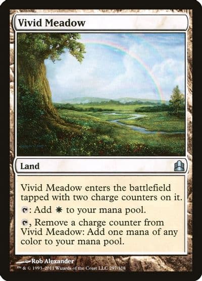 Vivid Meadow Commander Magic card