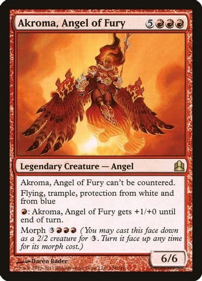 Akroma Angel of Fury Commander Magic card