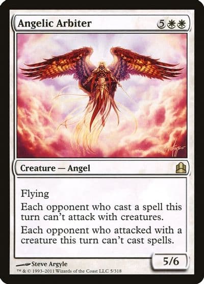 Angelic Arbiter Commander Magic card