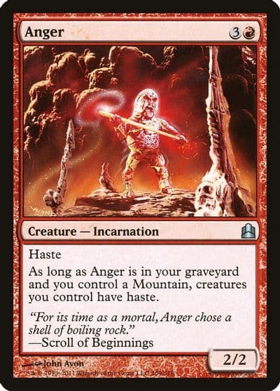 Anger Commander Magic card