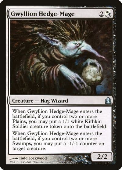 Gwyllion Hedge Mage Commander Magic card