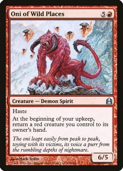 Oni of Wild Places Commander Magic card