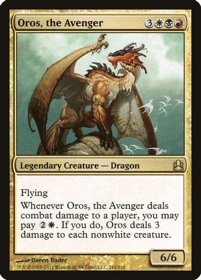Oros the Avenger Commander Magic card