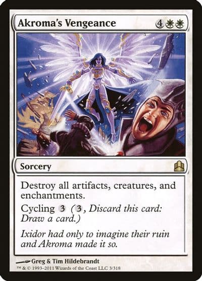 Akromas Vengeance Commander Magic card