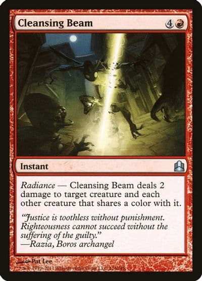 Cleansing Beam Commander Magic card