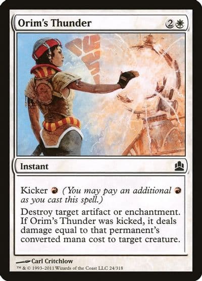 Orims Thunder Commander Magic card