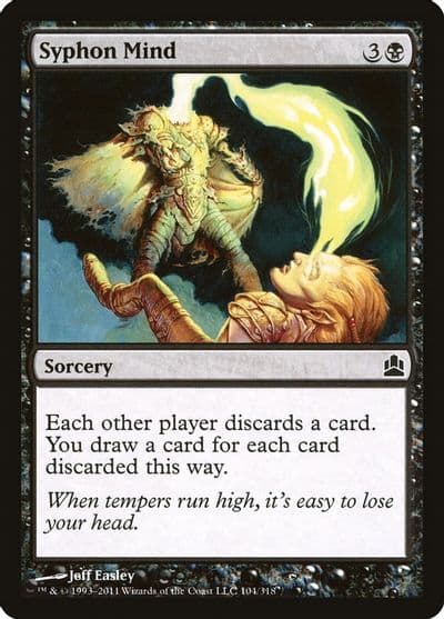 Syphon Mind Commander Magic card