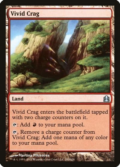 Vivid Crag Commander Magic card