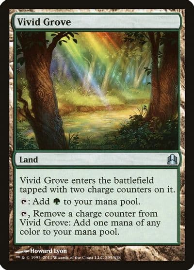 Vivid Grove Commander Magic card
